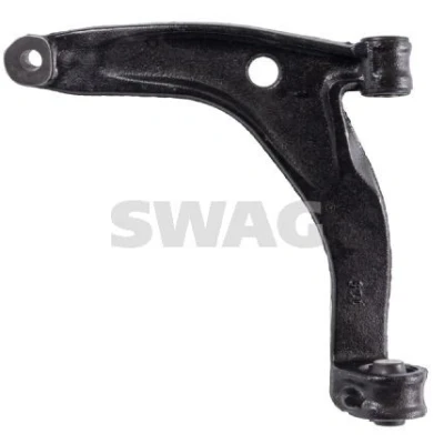 Abbildung von SWAG 33 10 2409 Querlenker mit Lager unten, Vorderachse links Stahlguss VOLKSWAGEN: Transporter 5 Bus, Kastenwagen