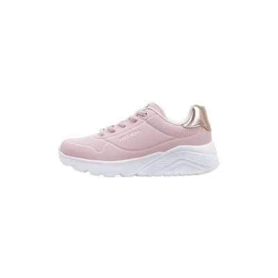 Abbildung von Skechers UNO LITE Sneaker, Freizeitschuh, Halbschuh, Schnürschuh mit metallic Fersenpatch