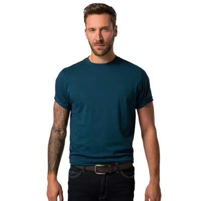Abbildung von JP1880 Rundhalsausschnitt Tshirt basic, Herren, Größe: XL, Dark teal