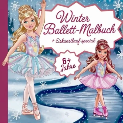 Abbildung von Winter Ballett Malbuch + Eiskunstlauf Special für Kinder ab 6 Jahre