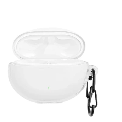 Abbildung von kwmobile Hülle kompatibel mit Huawei Freebuds 5i TPU Silikon Schutzhülle Case Cover Kopfhörer Transparent