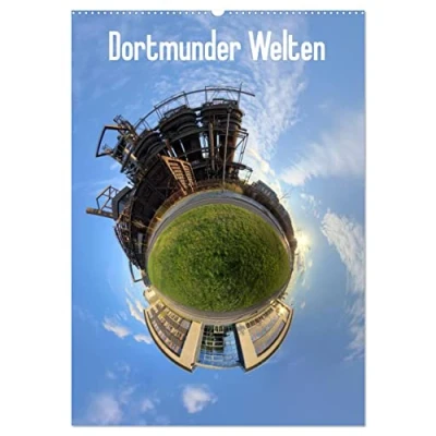Abbildung von Dortmunder Welten (Wandkalender 2025 DIN A2 hoch), CALVENDO Monatskalender