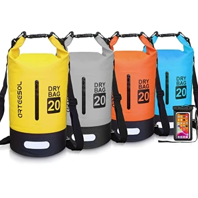 Abbildung von Blackace arteesol Dry Bag 5L 10L 20L 30L Waterproof trockener Beutel/Sack wasserdichte Tasche mit Langem justierbarem Bügel für Kayaking Boots Ausflug Kanu/Fischen/Rafting/Schwimmen/Snowboarding