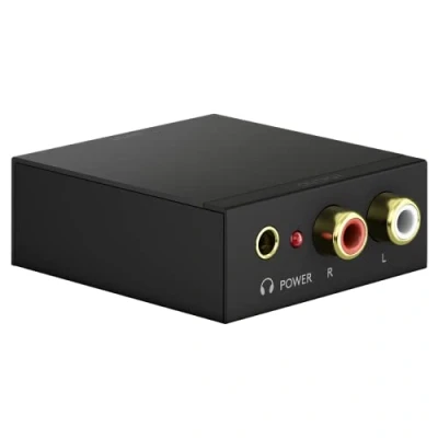 Abbildung von Goobay Audio Wandler, (Audio Digitalwandler), Digital Analog Wandler 192kHz S/PDIF Cinch Digitalwandler