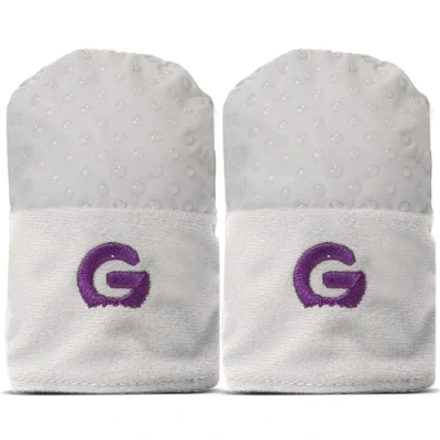 Abbildung von Gummee Baby Handschuhe für Neugeborene Kratzfäustlinge Verstellbare Baumwolle Neugeborenen Set 0 3 Monate (Grau)