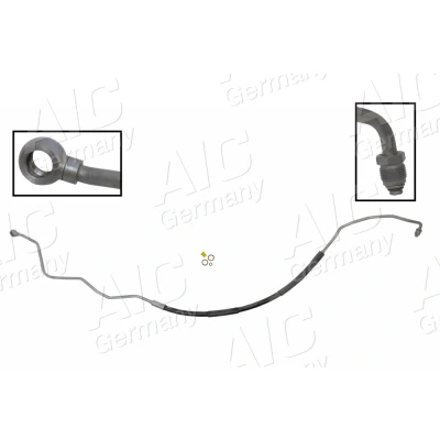 Abbildung von AIC 58612 Hydraulikschlauch, Lenkung von Hydraulikpumpe nach Lenkgetriebe VOLKSWAGEN: GOLF 3, 3 Variant, Passat B3/B4 Variant