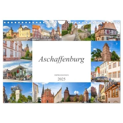 Abbildung von Aschaffenburg Impressionen (Wandkalender 2025 DIN A4 quer), CALVENDO Monatskalender