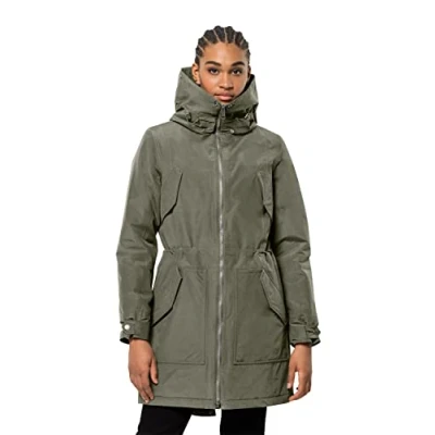 Abbildung von Jack Wolfskin Rocky Point Parka, Damen, Größe: XS, Dusty olive