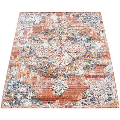 Abbildung von Paco Home Teppich &quot;Herbete 733&quot;, rechteckig, Kurzflor, Orient Optik, Vintage Design