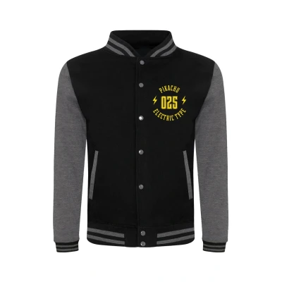 Abbildung von Henry Tiger POKÉMON Pikachu Bomberjacke, Herren, Größe: XL, Black charcoal