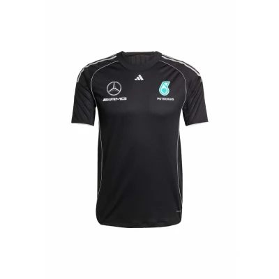 Abbildung von Adidas Herren Mercedes AMG Petronas Formula ONE Team Mechanics Jersey Men, Black/Reflective Silver, XS
