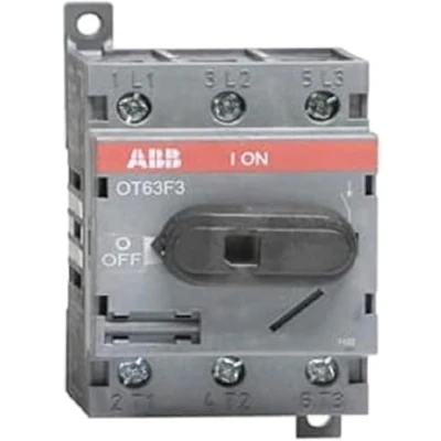 Abbildung von Lasttrennschalter 63A 1 0 3 polig OT63F3