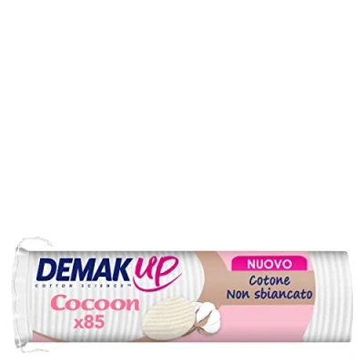 Abbildung von Demak &#039;Up Cocoon Set 85 Wattepads zum Abschminken, Baumwolle Scheiben
