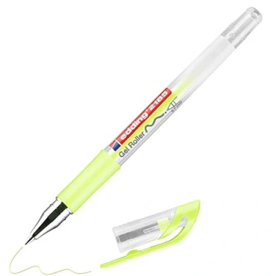 Abbildung von 10 x Edding Gelroller 2185 crystaljelly 0,7mm pastellgelb