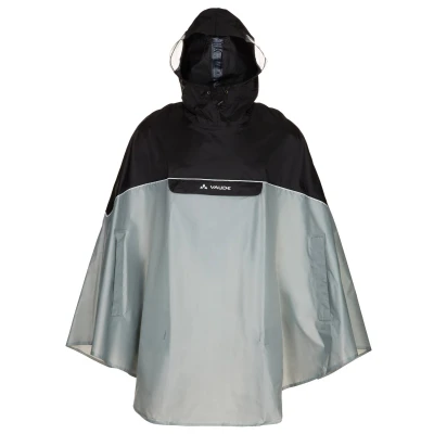 Abbildung von Vaude Covero Poncho II Fahrradjacke, Herren, Größe: XL, Lightgrey