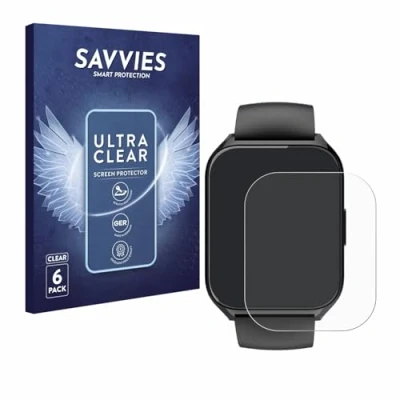 Abbildung von Savvies 6 Stück Schutzfolie für Aycy P114 1.85&quot; Displayschutz Folie Ultra Transparent