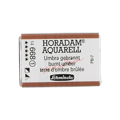 Abbildung von Schmincke HORADAM® AQUARELL feinste Künstler Aquarellfarben, 668 Umbra gebrannt, 14 043, 1/1 Näpfchen