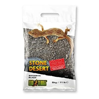 Abbildung von Exo Terra Terrarien Substrat Bahariya Black Stone Desert 5 kg