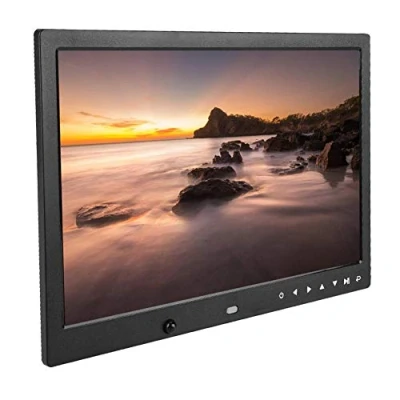 Abbildung von 13 Zoll HD Digitalrahmen 1080P HD, elektrischer Fotorahmen mit Fernbedienung, automatischer Drehung, 1280 * 800, Unterstützung für MP4, Uhr/Kalender, E Book(Schwarz)