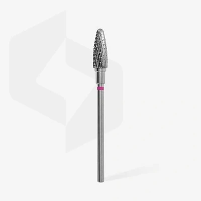 Abbildung von STALEKS PRO HARTMETALLFRÄSER BIT MAIS (QUER KREUZFÖRMIG GESCHNITTEN) I AUFSATZ FÜR APPARATIVE MANIKÜRE UND PEDIKÜRE SCHLEIFAUFSATZ ELEKTRISCHE SCHLEIFGERÄTE NAIL DRILL (FT90V050/13)