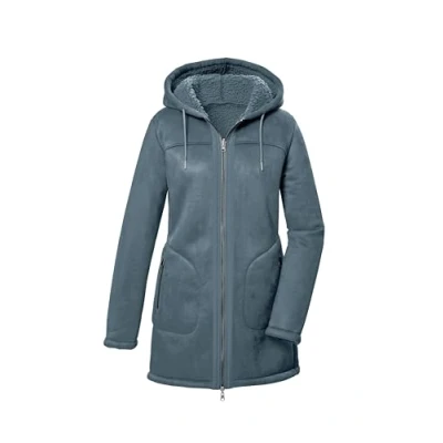Abbildung von G.I.G.A. DX Damen Wendeparka/Parka in Wildlederoptik mit Kapuze GW 63 WMN PRK, sturmblau, 34, 42387 000