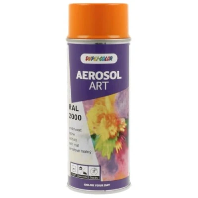 Abbildung von Dupli Color 666445 gelborange AEROSOL Art RAL 2000 seidenmatt 400 ml