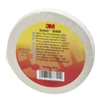 Abbildung von Scotch 9545N W19 Gewebeband, 1 Rolle, 19 mm x 50 m, weiß