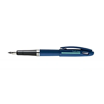 Abbildung von Pentel Tradio TRF99A C Füllfederhalter Sport Chic, Schaft schwarz matt, Tinte blau nachfüllbar nachtblau
