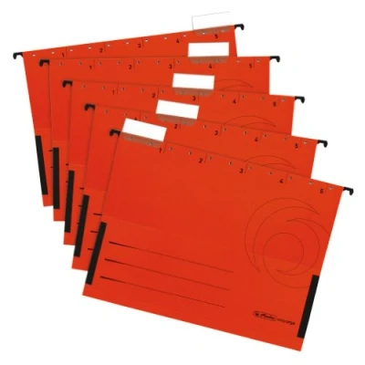 Abbildung von Herlitz 5874797 Hängetasche rot 5er Packung
