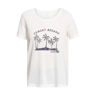 Abbildung von Roxy Chasing THE WAVE Tshirt print, Damen, Größe: Small, Wbk