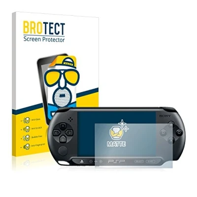 Abbildung von BROTECT Entspiegelungs Schutzfolie für Sony PSP Street E1004 (2 Stück) Matte Displayschutz Folie, Anti Reflex, Fingerprint