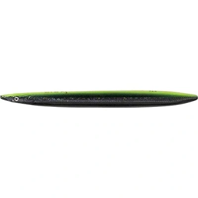 Abbildung von Savage Gear Line Thru Sandeel Meerforellenköder, Farbe:Black Glow, Länge/Gewicht:12.5cm 19g