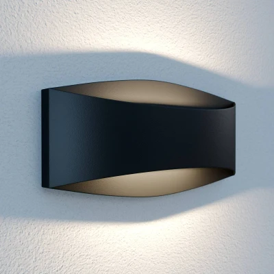 Abbildung von Lindby Evric LED Außenwandleuchte, Breite 25,4 cm