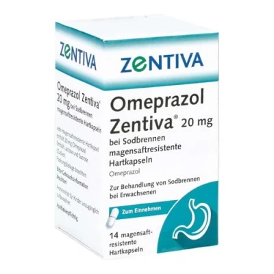Abbildung von OMEPRAZOL Zentiva 20 mg 14 St