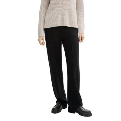 Abbildung von TOM Tailor Stoffhose, Damen, Größe: 38x32, Deep black