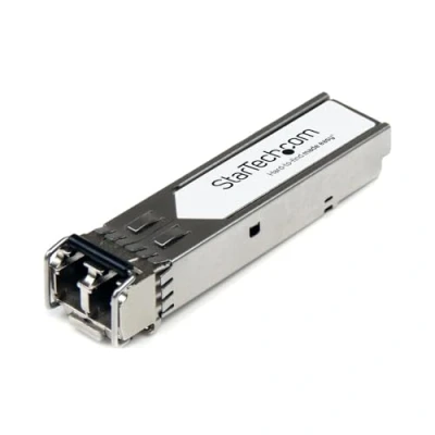 Abbildung von StarTech.com AR SFP 10G SR ST Transceiver Modul (SFP+ Module, 10GBase Arista Networks kompatibel, Glasfaser, LC Multimode mit DDM)