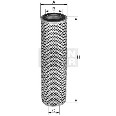 Abbildung von Filter, Arbeitshydraulik MANN FILTER HD 15 174/1 x