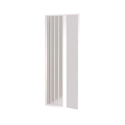 Abbildung von Forte BK121001 Duschkabine, weiß, 110/80 x 185 h