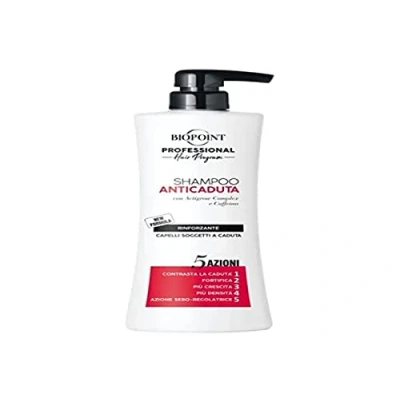 Abbildung von Biopoint Professional 5 Aktionen Shampoo gegen Haarausfall, sehr stärkend für Haare, 400 ml