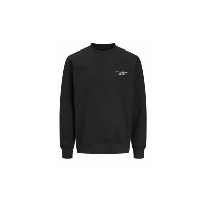 Abbildung von JACK&amp;JONES Herren Jprblachad Branding Sweat Crew Neck Sn Sweatshirt, Black, S