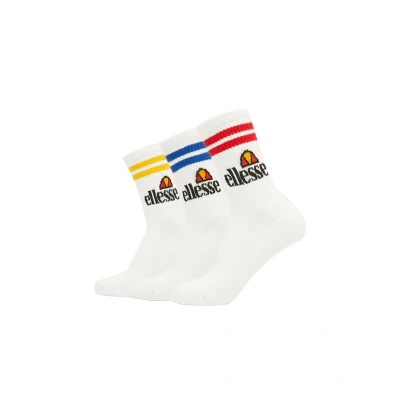 Abbildung von Ellesse Pullo Socks 3 PACK Socken, Größe: 43 46.5, White