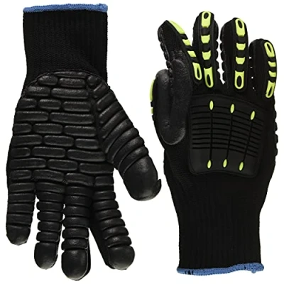 Abbildung von Deltaplus VV904JA10 Antivibrations Handschuh, Gelb Schwarz, Größe 10