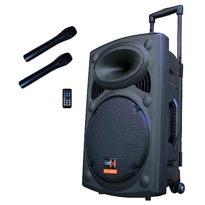 Abbildung von E Lektron EL30 M mobile Soundanlage Party Lautsprecher (Bluetooth, 350 W, Bluetooth 5.0 TWS, Talkover Funktion, Echo Effekt, Funkmikrofone)
