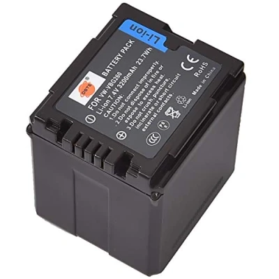 Abbildung von DSTE VW VBG260 Li Ion Akku kompatibel mit Panasonic AG AF100, HMC40, HMC80, HMC150, HDC HS250, HS300, HS700, SD600, SD700, SDT750, TM3000