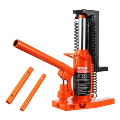 Abbildung von VEVOR Hydraulischer Wagenheber, 2,5 t Auf Zehen Zehenheber, 5 Hubkapazität, Maschinenwagenheber, 20 135 mm Zehenhöhe, 227 340 Oberhöhe, Lufthydraulischer Klauenwagenheber