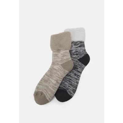 Abbildung von camano Socks 2P Socken, Damen, Größe: 35 38, Taupe