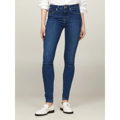 Abbildung von Tommy Hilfiger SKINNY fit Jeans TH FLEX COMO RW GYA (TH RW) mit Logo Badge