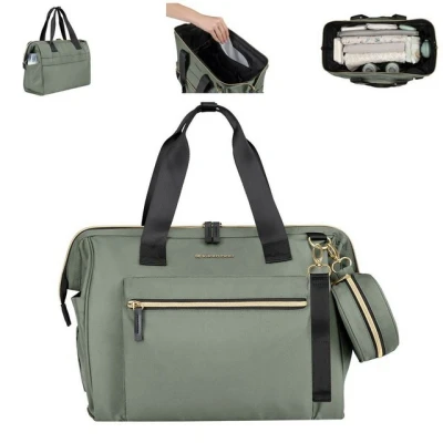 Abbildung von Kikkaboo Wickeltasche Tasche Maxi Wickelunterlage (1 tlg), kleine Tasche, Reißverschluss