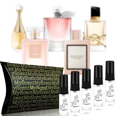 Abbildung von MyScent® Duft Set Valentinstags Geschenk für Ihn oder Sie, 5 x 2ML Bestseller