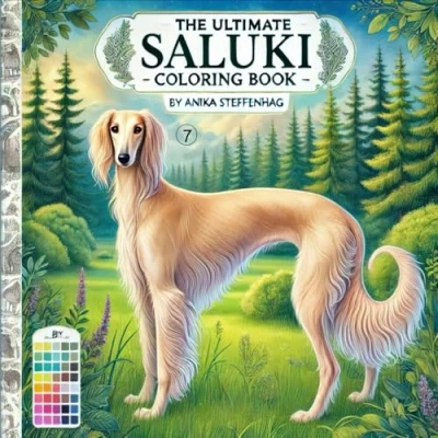 Abbildung von The Ultimate Saluki Coloring Book (The Book)